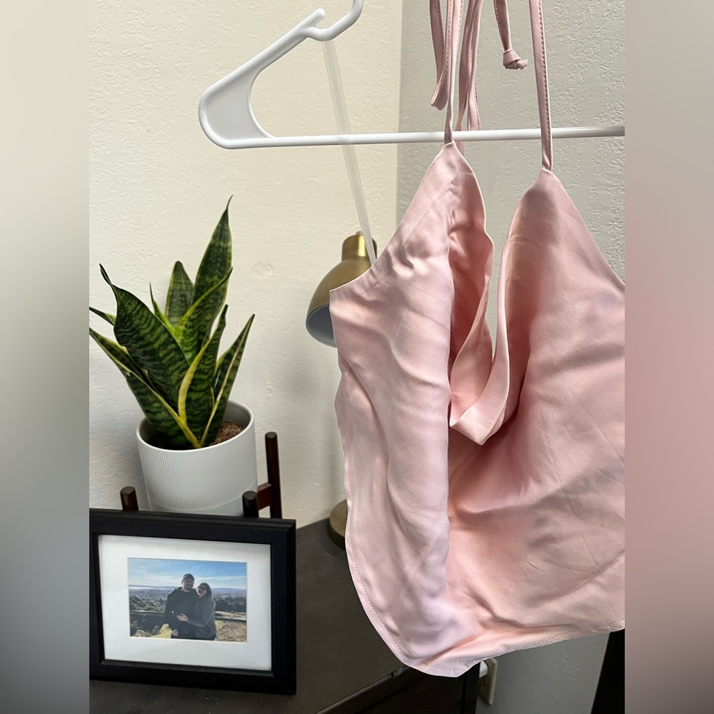Wild Fable: Satin Halter Top